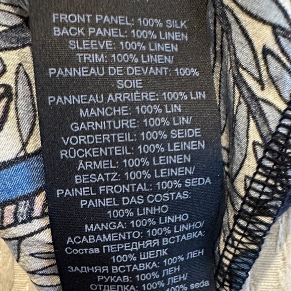 Tory Burch Parrot Print Tee - Picture 4 of 4